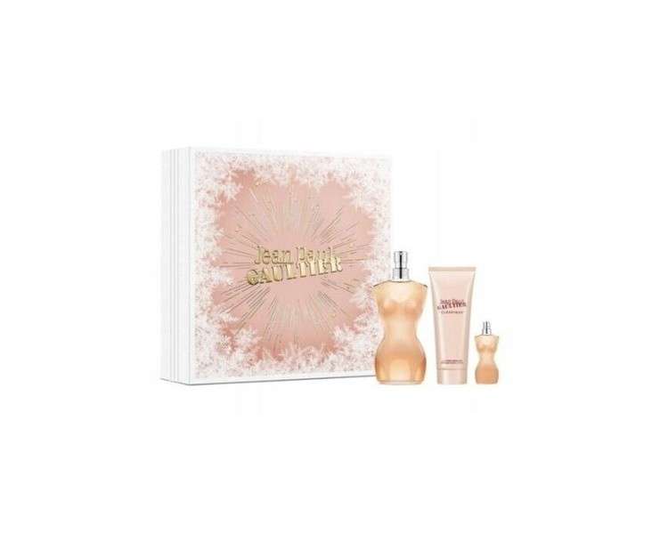 Jean Paul Gaultier Classique EDT 100ml + EDT 5ml + Body Lotion 75ml