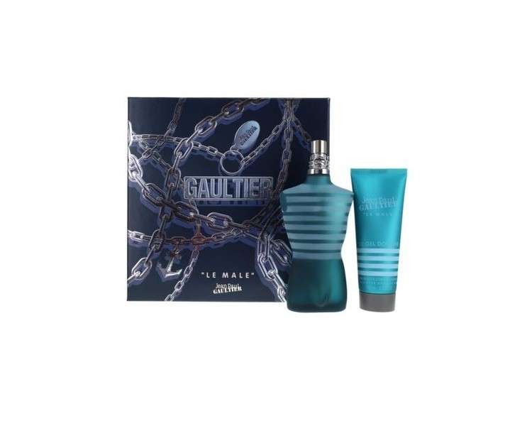 Jean Paul Gaultier Le Male 125ml Eau de Toilette and 75ml Shower Gel Gift Set for Men