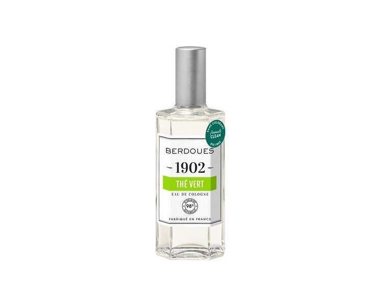 BERDOUES 1902 Green Tea Eau de Cologne Floral Citrus Scent Spray Fragrance for Men and Women 4.2 fl.oz.