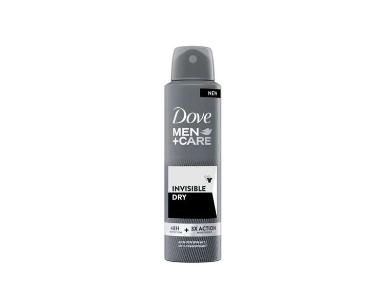 Dove Men+Care Invisible Dry Body Spray Deodorant 48H 150ml