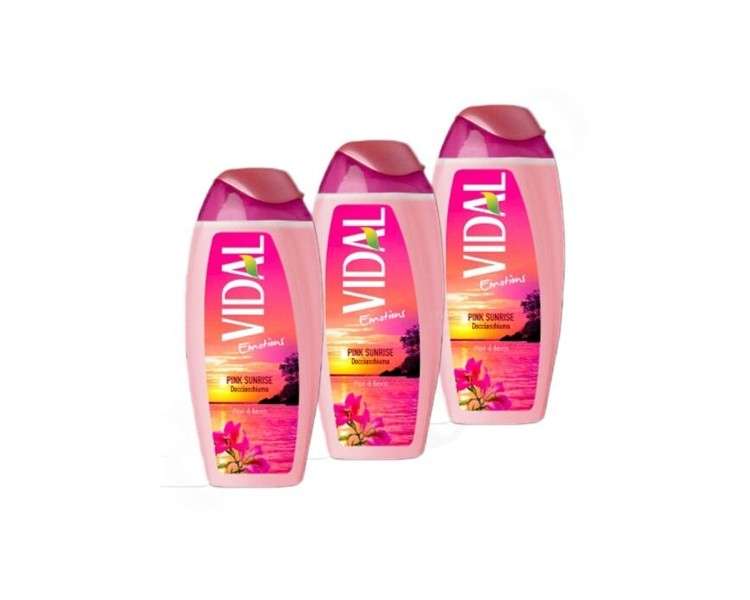 VIDAL Emotions Pink Surprise Hibiscus Flower Shower Gel 250ml