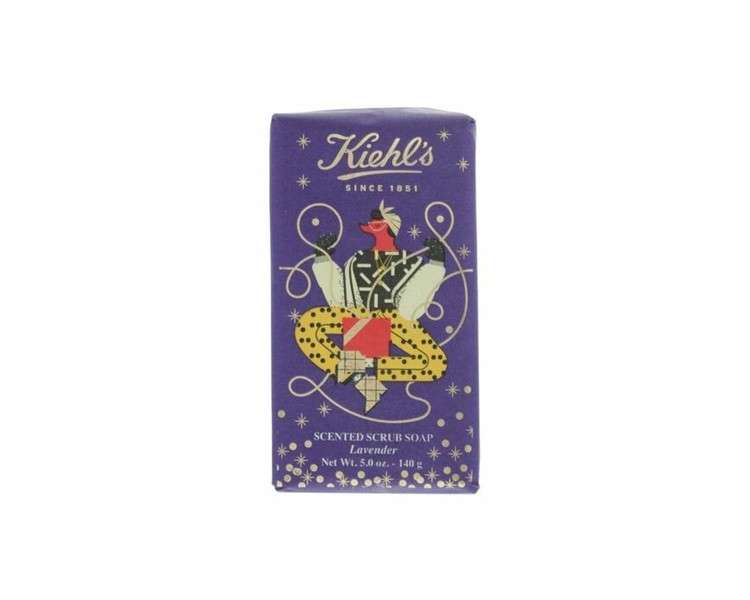 Kiehl's Lavender Scented Exfoliating Bar Soap 140g for Women