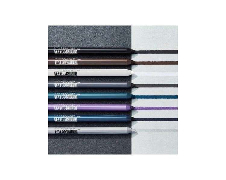 Maybelline Tattoo Liner Gel Eyeliner Deep Onyx UK with Sharpener