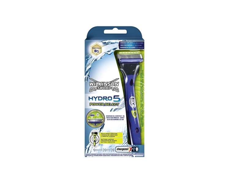 Wilkinson Sword Hydro 5 Power Select Men's Razor with 1 Blade