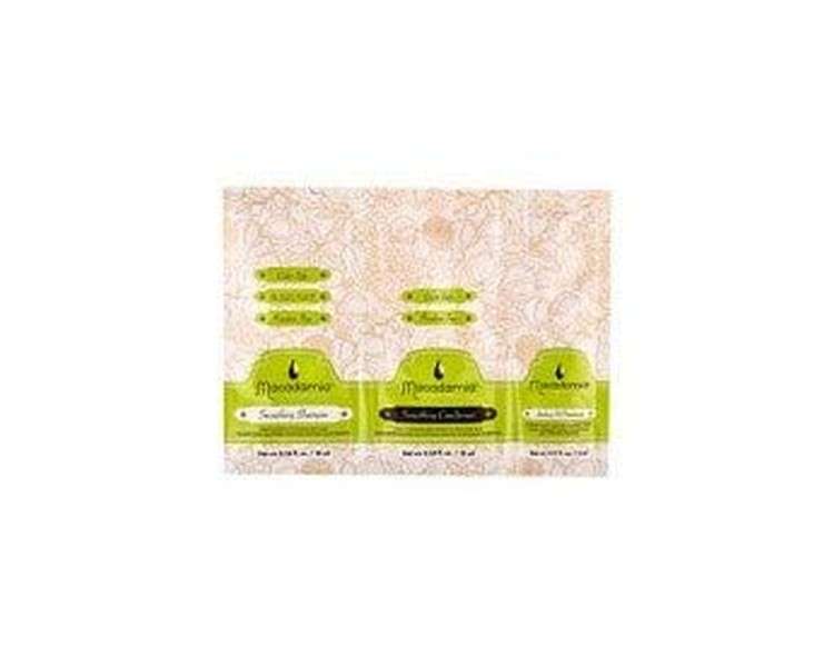 Macadamia Natural Oil Smoothing Trio Packette SH Conditioner 10ml and Healing Oil 5ml