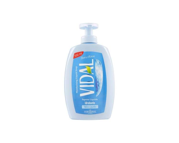 Vidal Liquid Soap with Talc 500ml