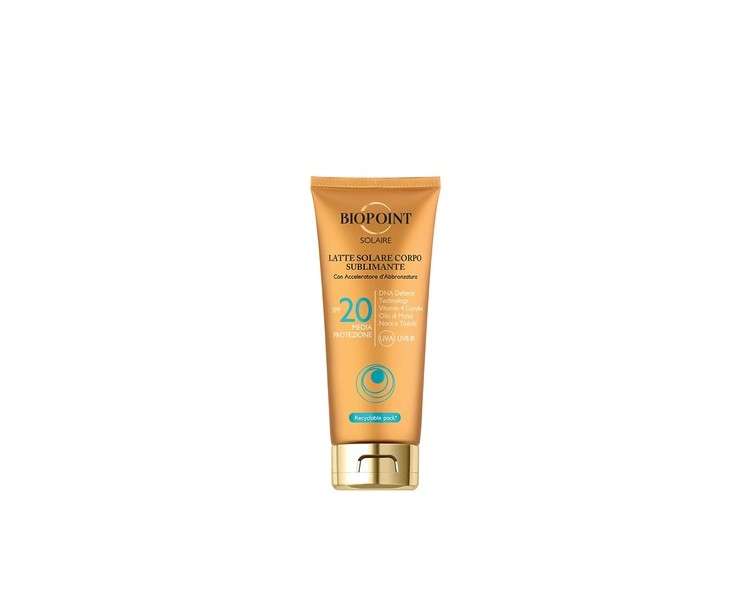 Biopoint Sublimating Body Milk SPF 20 200ml