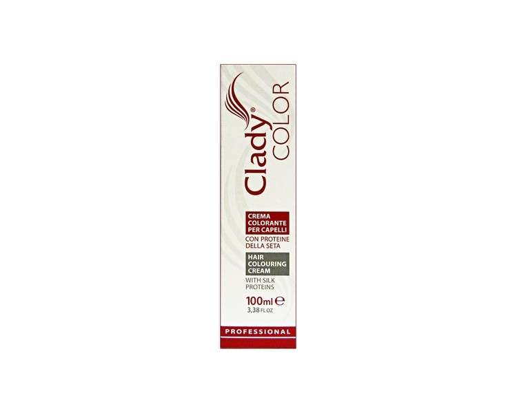 Clady Color Professional Permanent Hair Color Oxidation Formula No. 9.8 Silver 100ml