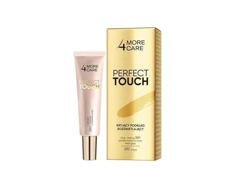 More4Care Perfect Touch Foundation with Illuminating Coverage and Hyaluronic Hydration