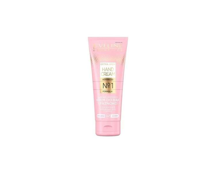 Eveline Extra Rich No1 Deep Nourishing Repair Hand Nail Cream Ceramides 75ml