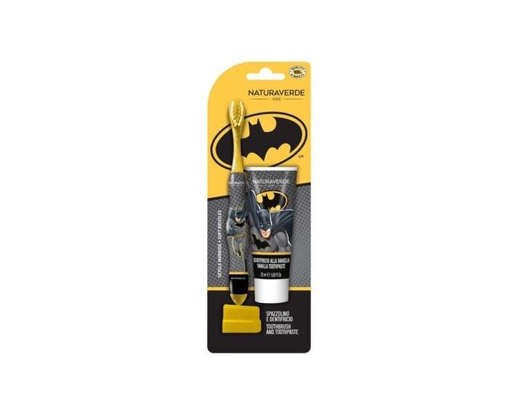 Batman Toothbrush and Toothpaste Set