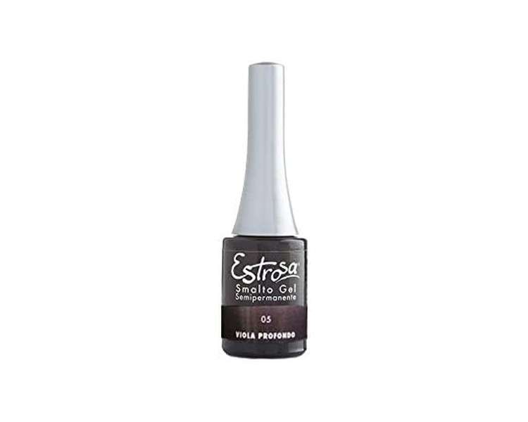 Estrosa Nail Polish Gel Shellac Purple Deep Easter Pink 7030 - Viola Profondo