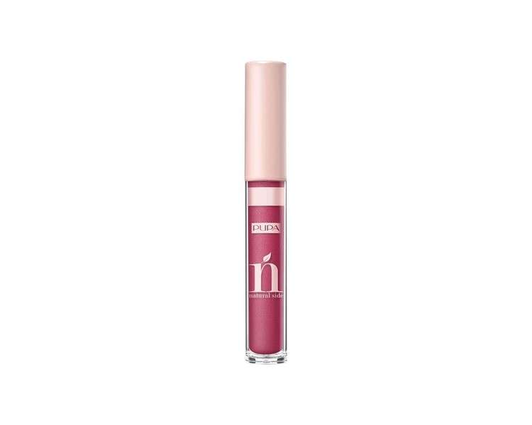 PUPA Natural Side Lip Gloss No. 006 Crystal Fuchsia 5ml