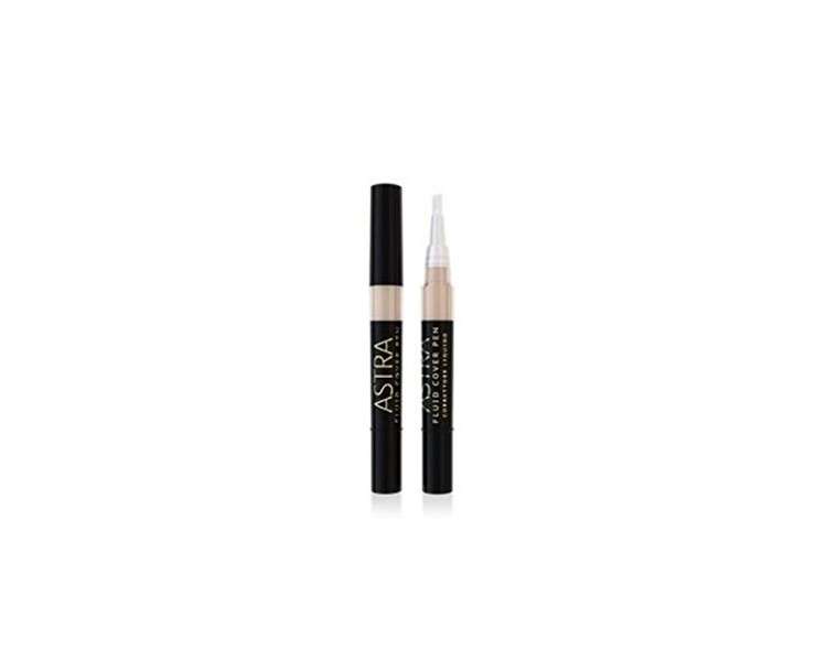 ASTRA Fluid Cover Pen 02 Natural Concealer - Kosmetika