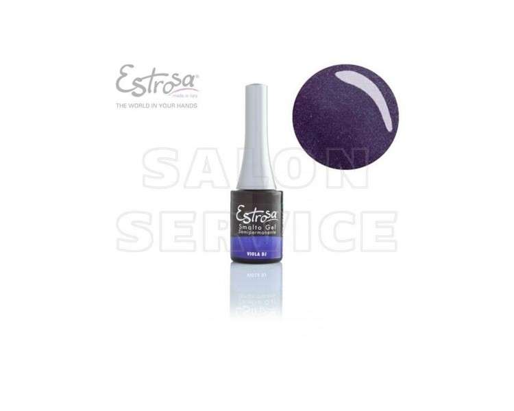 ESTROSA Semi-Permanent Gel Nail Polish Purple Dj 14ml