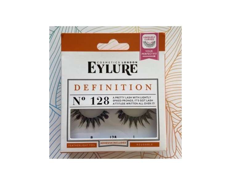 Eylure Definition No 128 Reusable False Lashes Brand New In Sealed Box