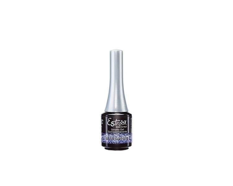 ESTROSA Semi-Permanent Glitter Blue Gel Nail Polish Sapphire Chrome