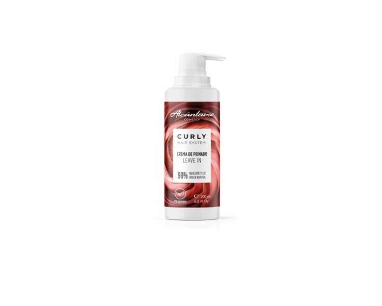 Alcantara Curly Hair System After Shampoo Styling Cream Strong Loops & D