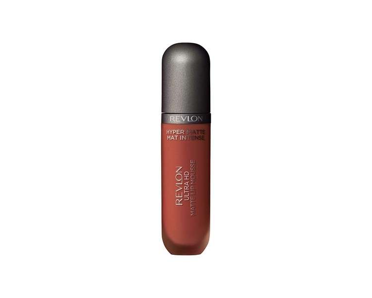 Revlon Ultra HD Lip Mousse Hyper Matte Longwearing Creamy Liquid Lipstick Sub-Saharan 855 Red/Coral