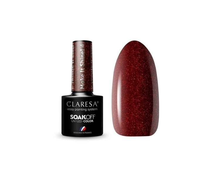 Make It Shine UV Nail Polish 5ml Claresa