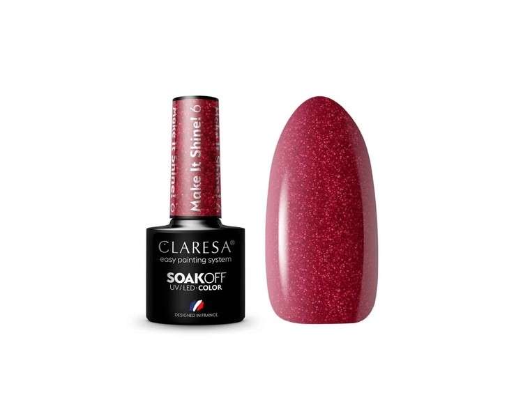 Make It Shine UV Nail Polish 5ml Claresa