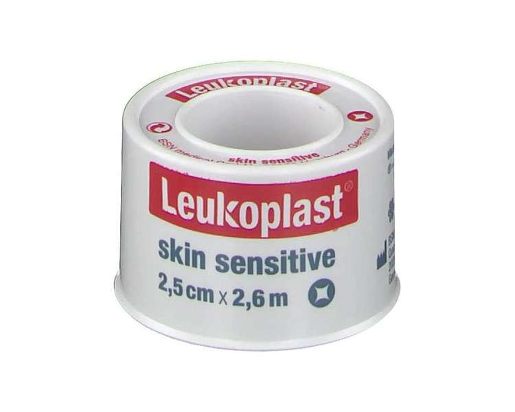 Leukoplast Skin Sensitive with Protective Ring 2.5cm x 2.6m