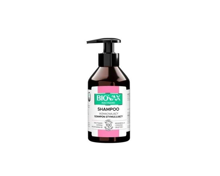 L'BIOTICA Biovax Niacinamide Strengthening Shampoo with Niacinamide 200ml