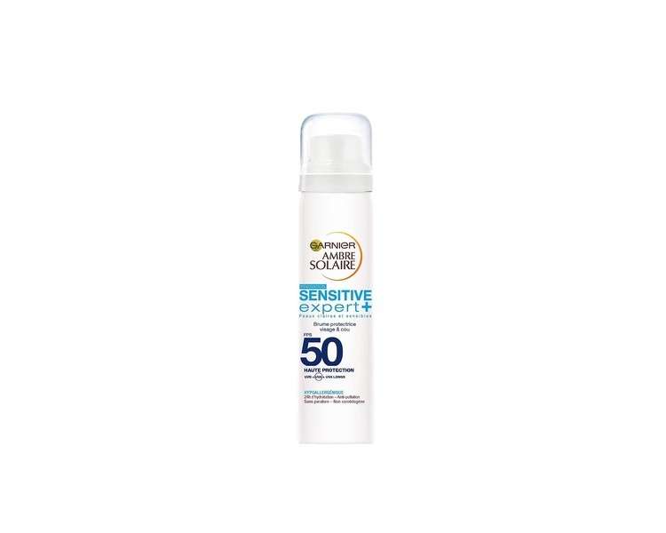 Garnier Sensitive Expert Face and Neck Sun Mist SPF 50 75ml