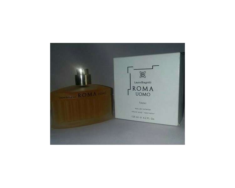 Laura Biagiotti Roma Uomo EDT Spray 4.2 Fl Oz Tester