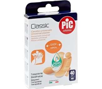 Pikdare Antibacterial Classic Mix Adhesive Bandages 40 Pieces