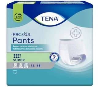 Tena ProSkin Super Incontinence Pants Medium Size 10 Pieces