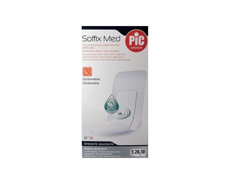 Pic Soffix Med Delicate Post-Operative TNT Bandage 10x20cm 5 Pieces