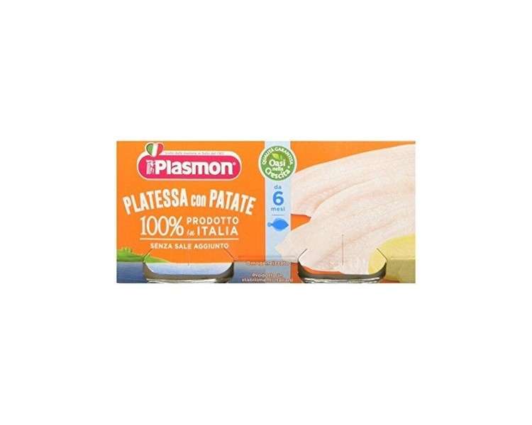 PLASMON Homogenized Plaice 80g x 2