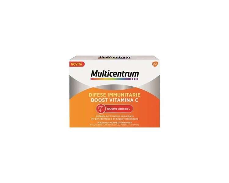 MULTICENTRUM Immune Defense Boost Vitamin C Antioxidant Supplement 14 Sachets