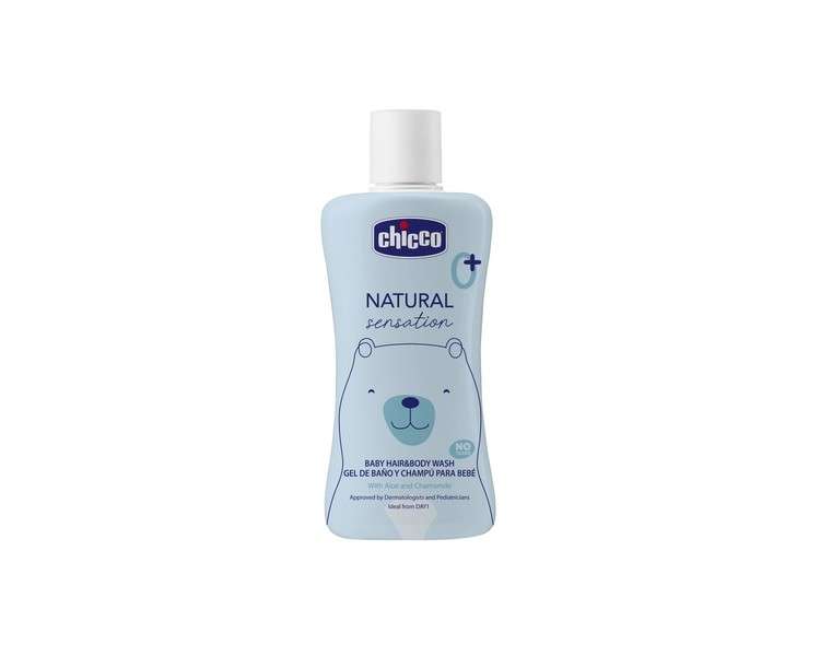 Chicco Natural Sensation Baby Shampoo and Body Wash Tear-Free 200ml