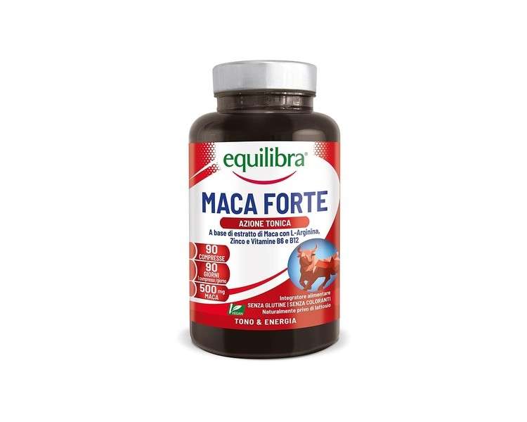 Peruvian Maca Root Strong Supplement with L-Arginine, Zinc, Vitamins B6 and B12