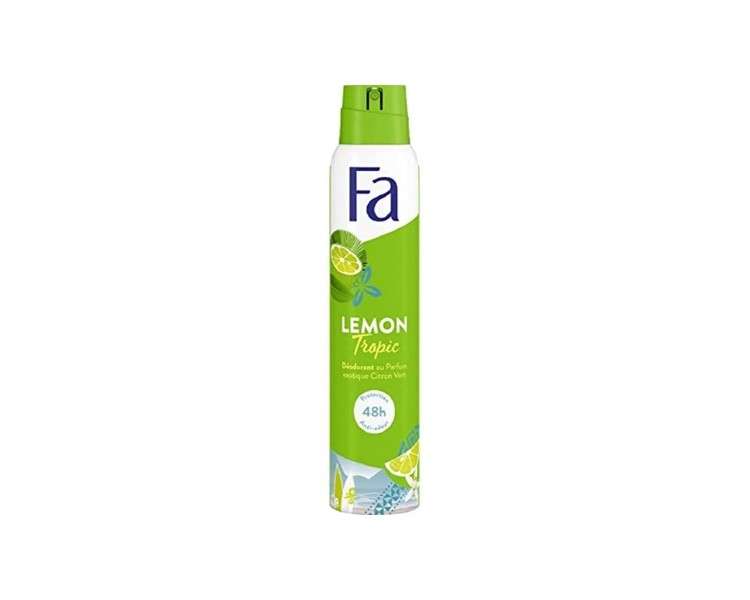 Fa Deodorant Anti-Transpirant 48 Hour Protection Lemon Tropic Spray 200ml