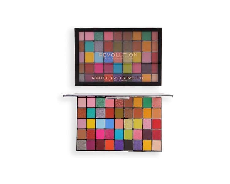 Makeup Revolution Highly Pigmented Eyeshadow Palette with Matte and Shimmer Shades 1.35g