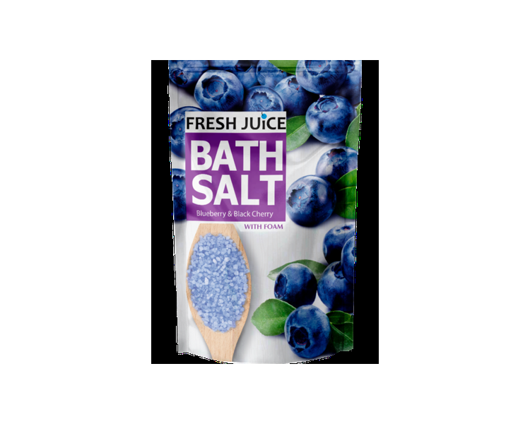 Blueberry & Black Cherry Bath Salt with Rich Minerals and Foam 500g