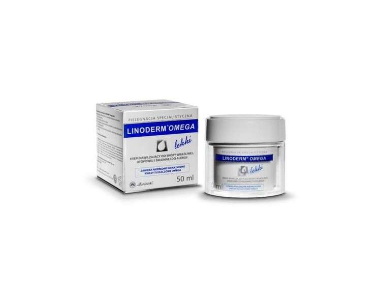 Linoderm Omega Light Cream 50ml for Dry, Sensitive, and Allergic Skin