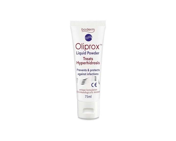 Oliprox Liquid Powder for Hyperhidrosis CE Medical Device 75ml