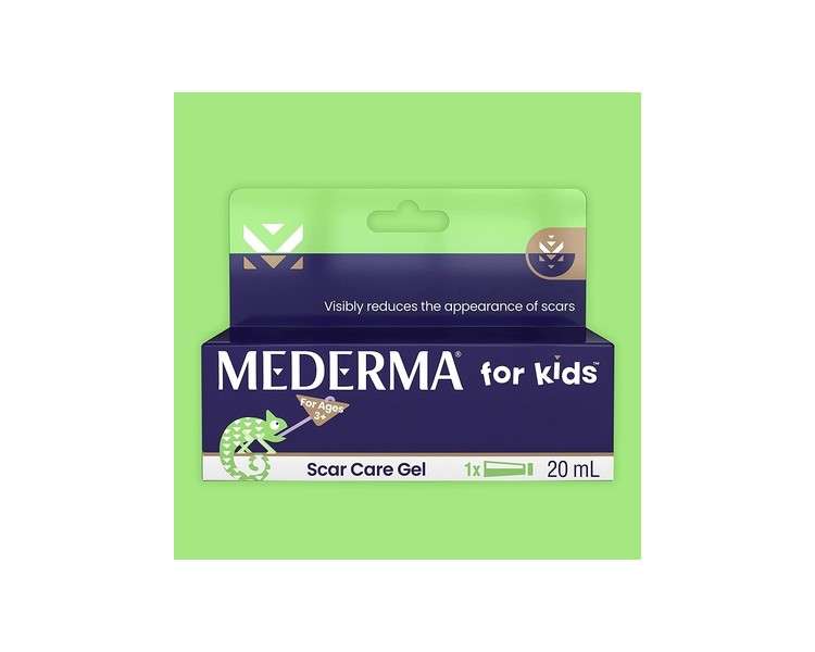 Mederma for Kids Scar Care Cream Goes on Purple Rubs in Clear Kid-Friendly Scent 20ml