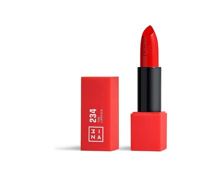 3INA MAKEUP The Lipstick 234 Light Red with Vitamin E and Shea Butter - Matte Finish