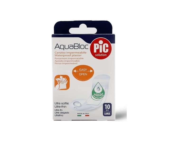 Pic Aquabloc Antibacterial Band-Aids 25x72mm