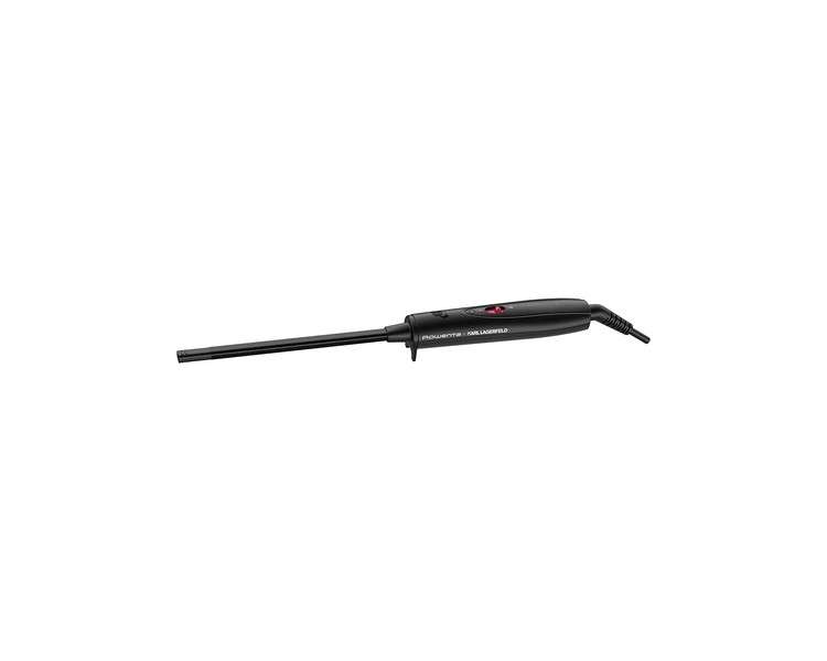 Rowenta x Karl Lagerfeld CF311L Curls Forever Curling Iron 10mm Diameter 180°C Keratin & Glow Coating Black/Red - New Design