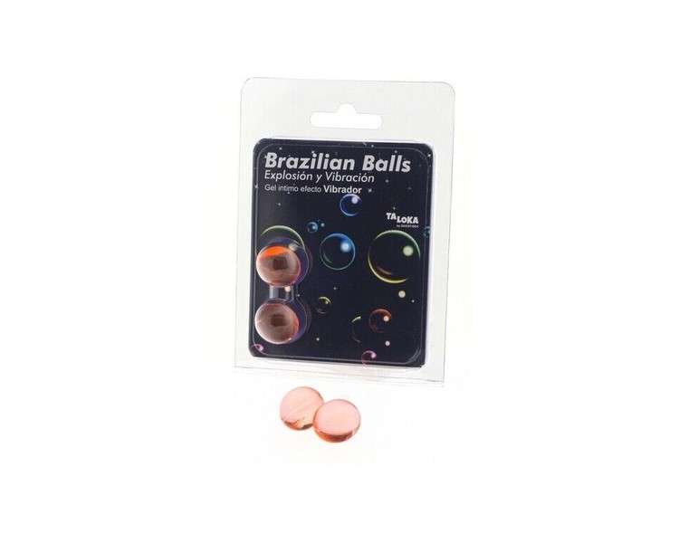 Brazilian Vibration Lubricant with 2 Balls - Monodose 10ml