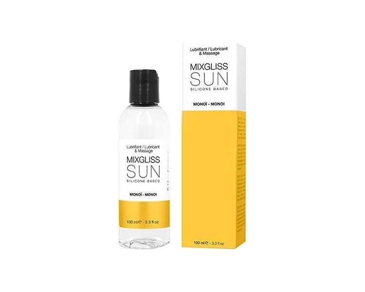 MIXGLISS SUN Premium 2-in-1 Silicone-Based Massage Oil and Lubricant 100ml White