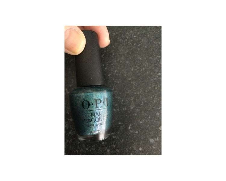 OPI Nail Lacquer 15ml Full Size Ready Fête Go Shimmery Blue Petrol