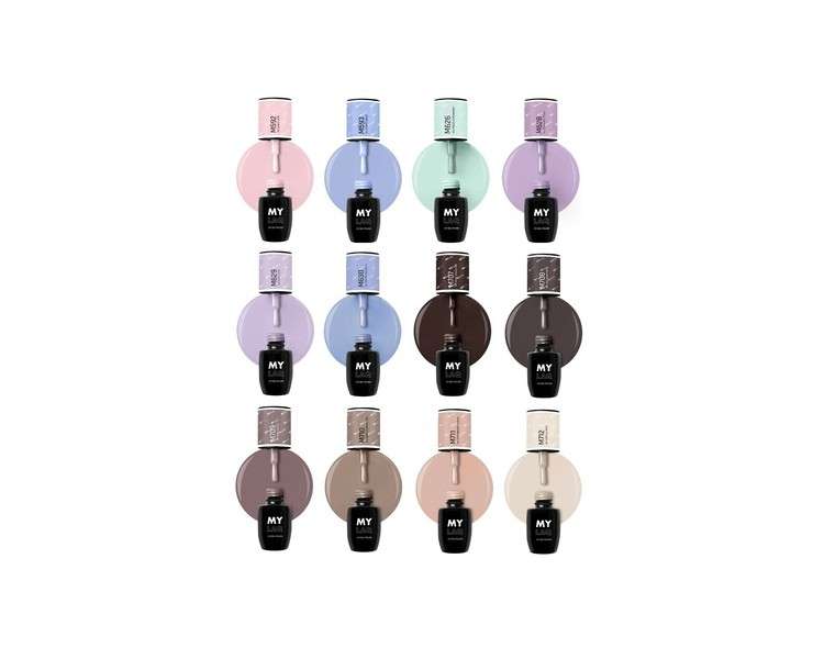 MyLaQ Neonail UV Nail Polish 5ml My Style Collection Base Top