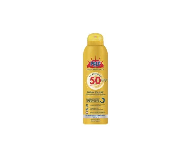 Prep Derma-Protective SPF 50 Sun Spray 5 Ounce for Unisex